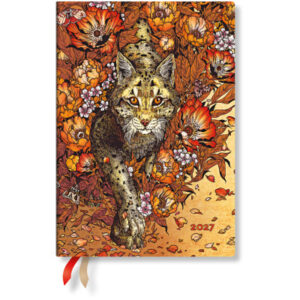PAPERBLAN Agenda Luchs 2027 FD1858-3 1W/2S HOR Midi SC DE 13x18cm