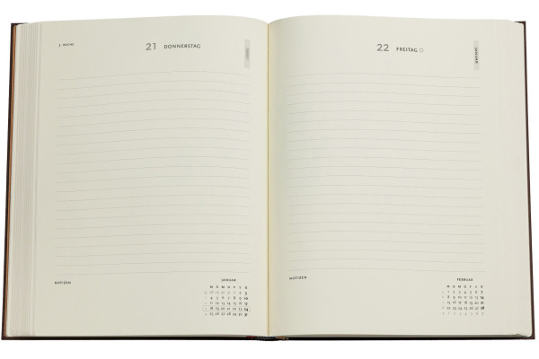 PAPERBLAN Agenda Jane Austen 2027 FD1867-5 1T/1S TAG Ultra HC DE 18x23cm – Bild 2