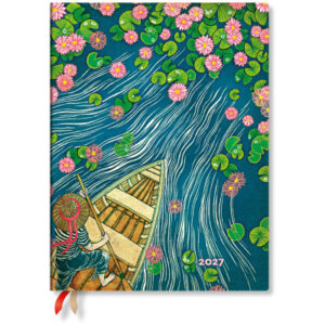 PAPERBLAN Agenda Lotusblüte 2027 FD1869-9 1W/2S VER Ultra SC DE 18x23cm