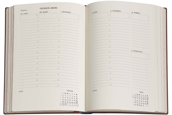 PAPERBLAN Agenda Montgolfièr. Midi 26/27 FF2110-1 1T/1S 13M FR SC 13x18cm – Bild 2