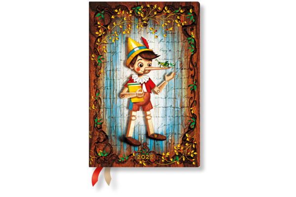 PAPERBLAN Agenda Pinocchio 2027 FF2117-0 1W/2S HOR Mini SC FR 9.5x14cm