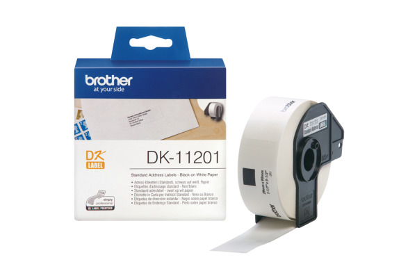 PTOUCH Adress-Etiketten 29x90mm DK-11201 QL-500/550 400 Stk./Rolle – Bild 2