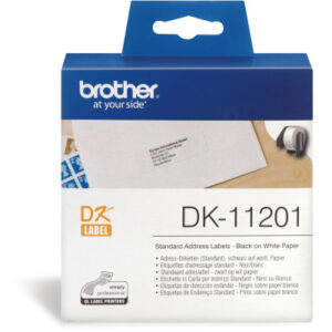 PTOUCH Adress-Etiketten 29x90mm DK-11201 QL-500/550 400 Stk./Rolle