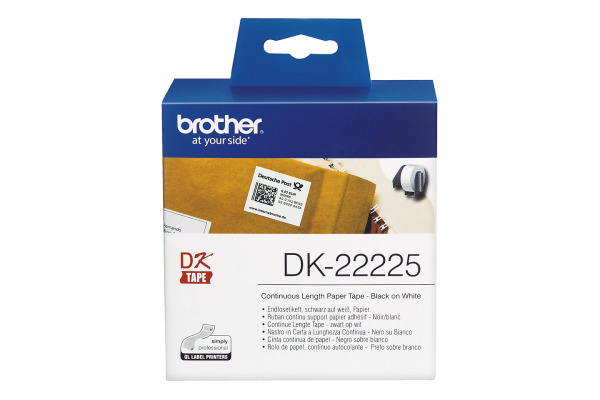 PTOUCH Endlos-Etiketten 38mmx30.48m DK-22225 QL-1050 weiss – Bild 2