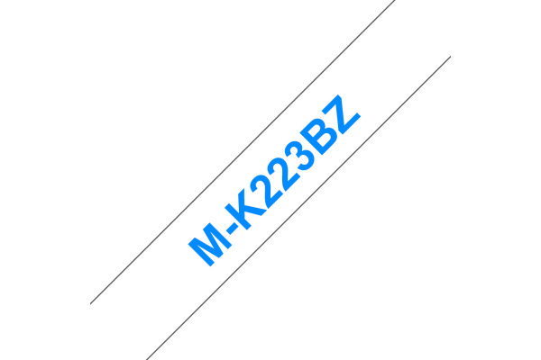 PTOUCH Band, nicht lam. blau/weiss M-K223 zu PT-65/75/85/110 8mx9mm – Bild 2