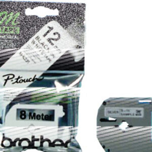 PTOUCH Band,nicht lam. schwarz/weiss M-K231BZ zu PT-65/75/85/110 12mm/8m