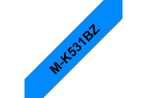 PTOUCH Band, nicht lam. schwarz/blau M-K531BZ zu PT-65/75/85/110 8mx12mm – Bild 2