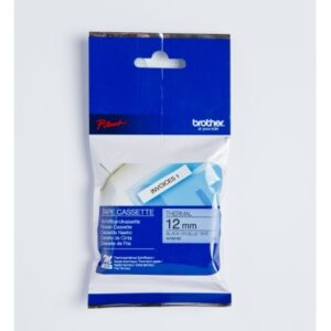 PTOUCH Band, nicht lam. schwarz/blau M-K531BZ zu PT-65/75/85/110 8mx12mm
