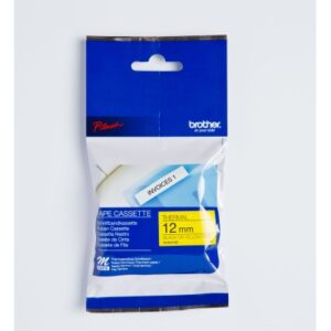 PTOUCH Band, nicht lam. schwarz/gelb M-K631BZ zu PT-65/75/85/110 8mx12mm