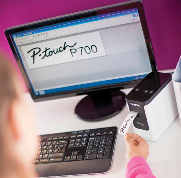 PTOUCH Gerät inkl. PT-P700 Adapter und Band – Bild 4
