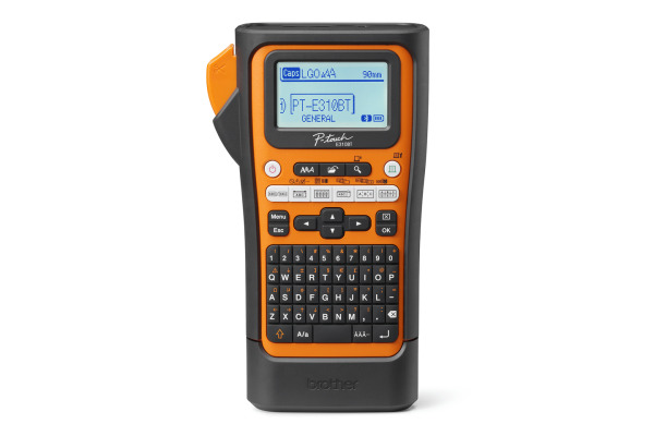 PTOUCH Gerät inkl. PT-E310VP Koffer, Adapter, Akku, Band