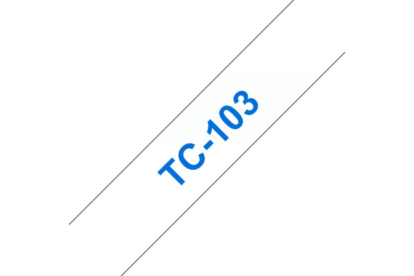PTOUCH Band, laminiert blau/klar TC-103 PT-3000 12 mm – Bild 2