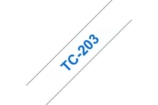 PTOUCH Band, laminiert blau/weiss TC-203 PT-3000 12 mm – Bild 2