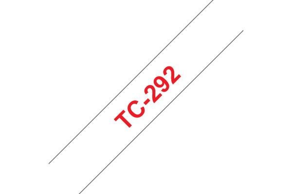 PTOUCH Band, laminiert rot/weiss TC-292 PT-3000 9 mm – Bild 2