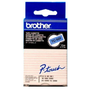 PTOUCH Band, laminiert schwarz/blau TC-501 PT-3000 12 mm
