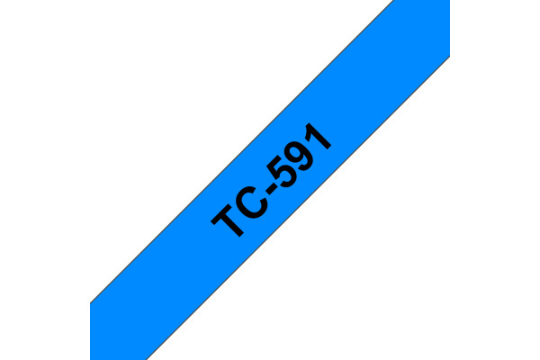 PTOUCH Band, laminiert schwarz/blau TC-591 PT-3000 9 mm – Bild 2