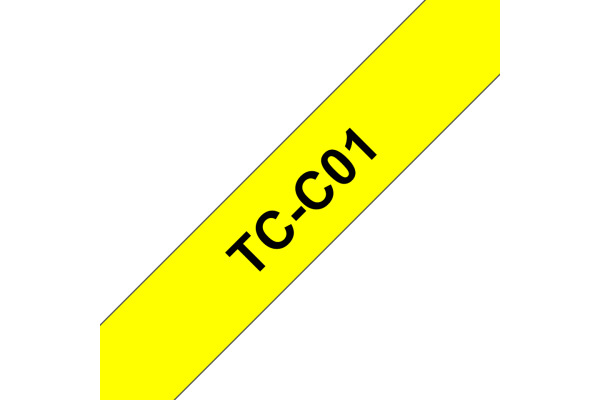 PTOUCH Band,lam., fluor. schwarz/gelb TC-C01 PT-3000 12 mm – Bild 2