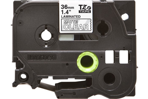 PTOUCH Band matt lamin. weiss/trans. TZE-M65 PT-D800W/D900W 36mm