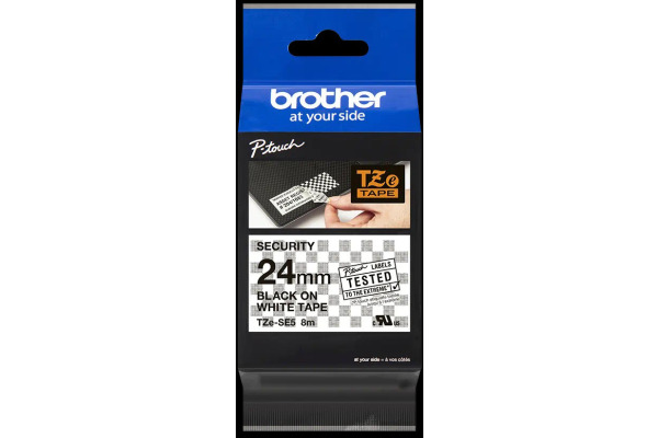 PTOUCH Sicherheitband schwarz/weiss TZE-SE5 zu PT 24 mm – Bild 3