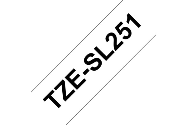 PTOUCH Band selbst lam. schwarz/weiss TZE-SL251 PT-D800W/D900W 24mm – Bild 2