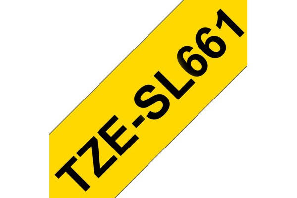 PTOUCH Band selbst lam. schwarz/gelb TZE-SL661 PT-D800W/D900W 36mm – Bild 3