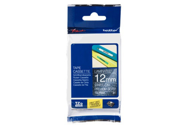 PTOUCH Band weiss/silber TZE-PR935 PT-P710BT 12mm – Bild 2