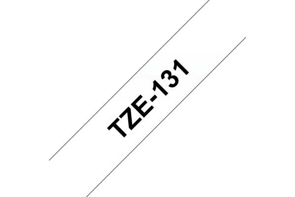 PTOUCH Band, laminiert schwarz/klar TZe-131 PT-1280VP 12 mm – Bild 2