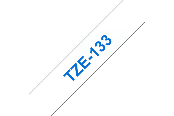 PTOUCH Band, laminiert blau/klar TZe-133 PT-1280VP 12 mm – Bild 2