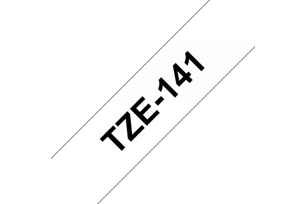 PTOUCH Band, laminiert schwarz/klar TZe-141 PT-2450DX 18 mm – Bild 2