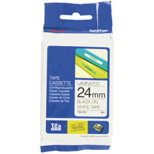 PTOUCH Band, laminiert schwarz/weiss TZe-251 PT-2450DX 24 mm