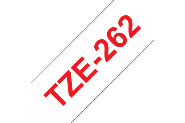 PTOUCH Band, laminiert rot/weiss TZe-262 PT-3600 36 mm – Bild 2