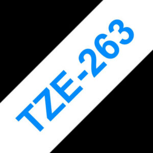 PTOUCH Band, laminiert blau/weiss TZe-263 PT-3600 36 mm