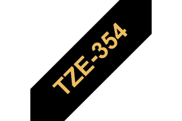 PTOUCH Band, laminiert gold/schwarz TZe-354 PT-2450DX 24 mm – Bild 2