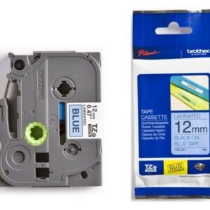 PTOUCH Band, laminiert schwarz/blau TZe-531 PT-1280VP 12 mm