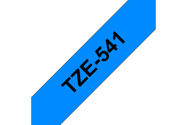 PTOUCH Band, laminiert schwarz/blau TZe-541 PT-2450DX 18 mm – Bild 2
