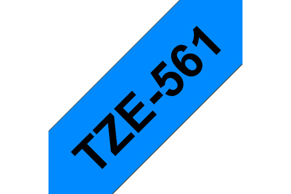 PTOUCH Band, laminiert schwarz/blau TZe-561 PT-3600 36 mm – Bild 2