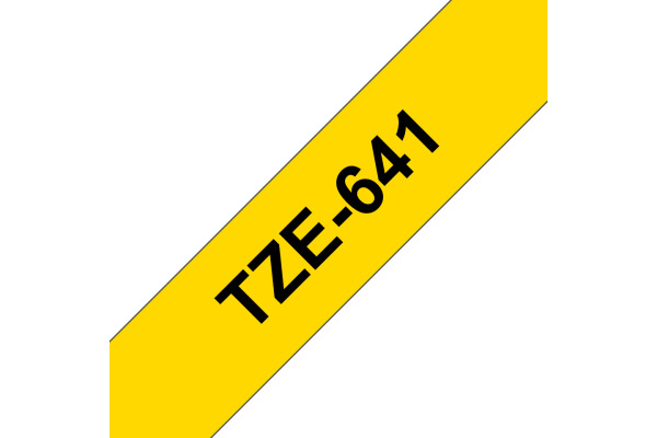 PTOUCH Band, laminiert schwarz/gelb TZe-641 PT-2450DX 18 mm – Bild 2