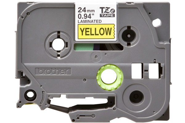 PTOUCH Band, laminiert schwarz/gelb TZe-651 PT-2450DX 24 mm – Bild 2