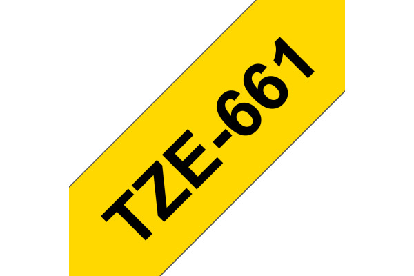 PTOUCH Band, laminiert schwarz/gelb TZe-661 PT-3600 36 mm – Bild 2