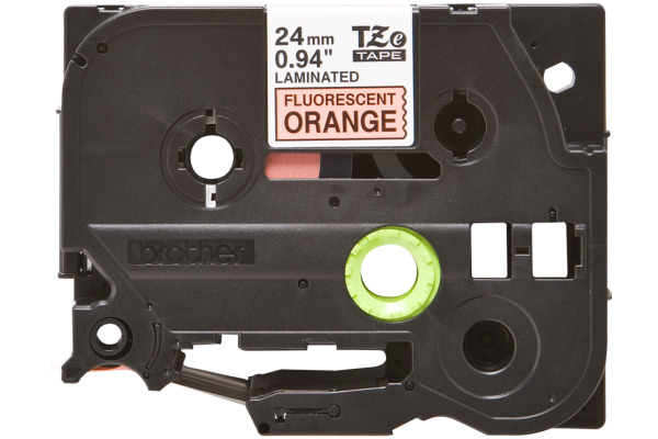 PTOUCH Band, lam.,fluor. schw./orange TZe-B51 PT-540 24 mm – Bild 2