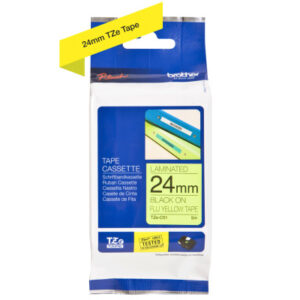 PTOUCH Band, lam.,fluor. schwarz/gelb TZe-C51 PT-540 24 mm