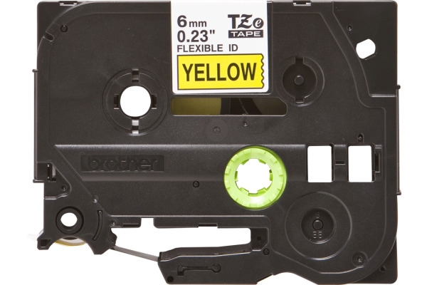 PTOUCH Flexitape lamin. schwarz/gelb TZe-FX611 zu PT-550 6 mm – Bild 2