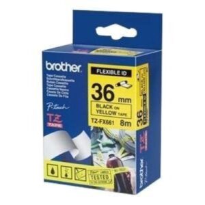 PTOUCH Flexitape lamin. schwarz/gelb TZe-FX661 zu PT-550 36 mm