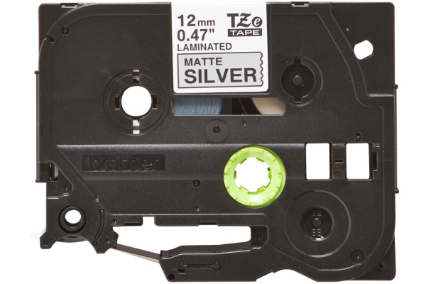 PTOUCH Flexit.lam.schwarz/matt-silber TZe-M931 zu PT-550 12 mm – Bild 2