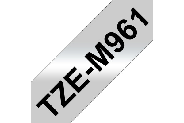PTOUCH Flexit.lam.schwarz/matt-silber TZe-M961 zu PT-550 36 mm – Bild 3