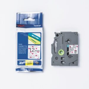 PTOUCH Band, laminiert schwarz/pink TZe-MPPH3 PT-DV600VP 12 mm
