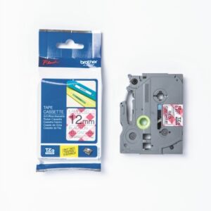 PTOUCH Band, laminiert schwarz/rot TZe-MPRG3 PT-DV600VP 12 mm