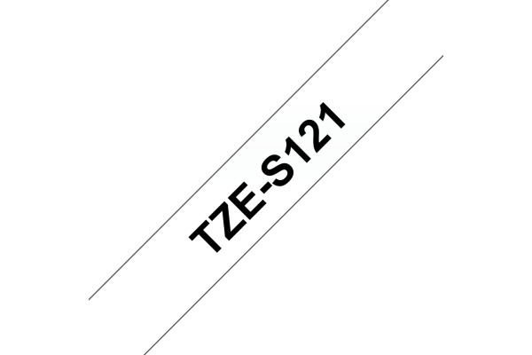 PTOUCH Band, strong/adh. schwarz/klar TZe-S121 PT-300 9 mm – Bild 3