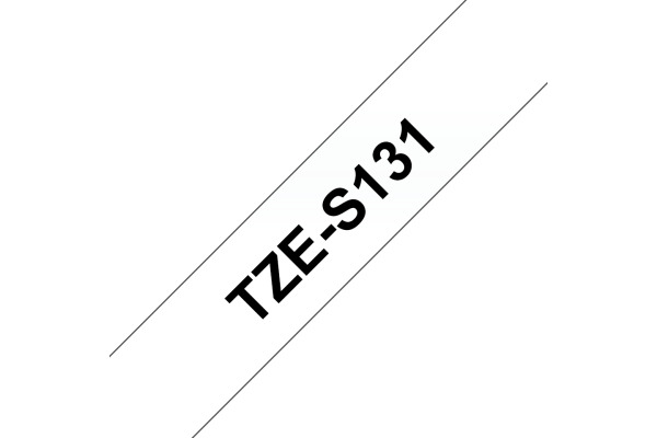 PTOUCH Band, strong/adh. schwarz/klar TZe-S131 PT-300 12 mm – Bild 3