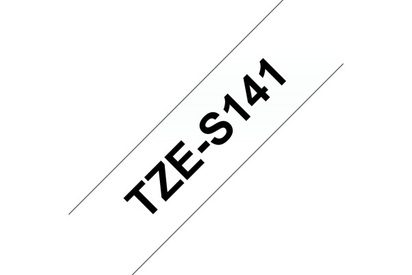 PTOUCH Band, strong/adh. schwarz/klar TZe-S141 PT-2460 18 mm – Bild 3